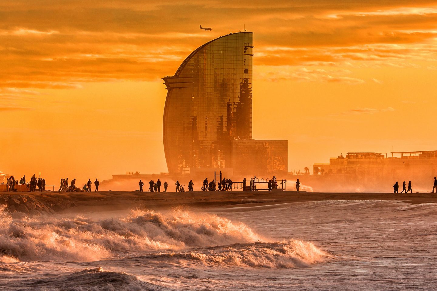 Barceloneta Beach in Barcelona